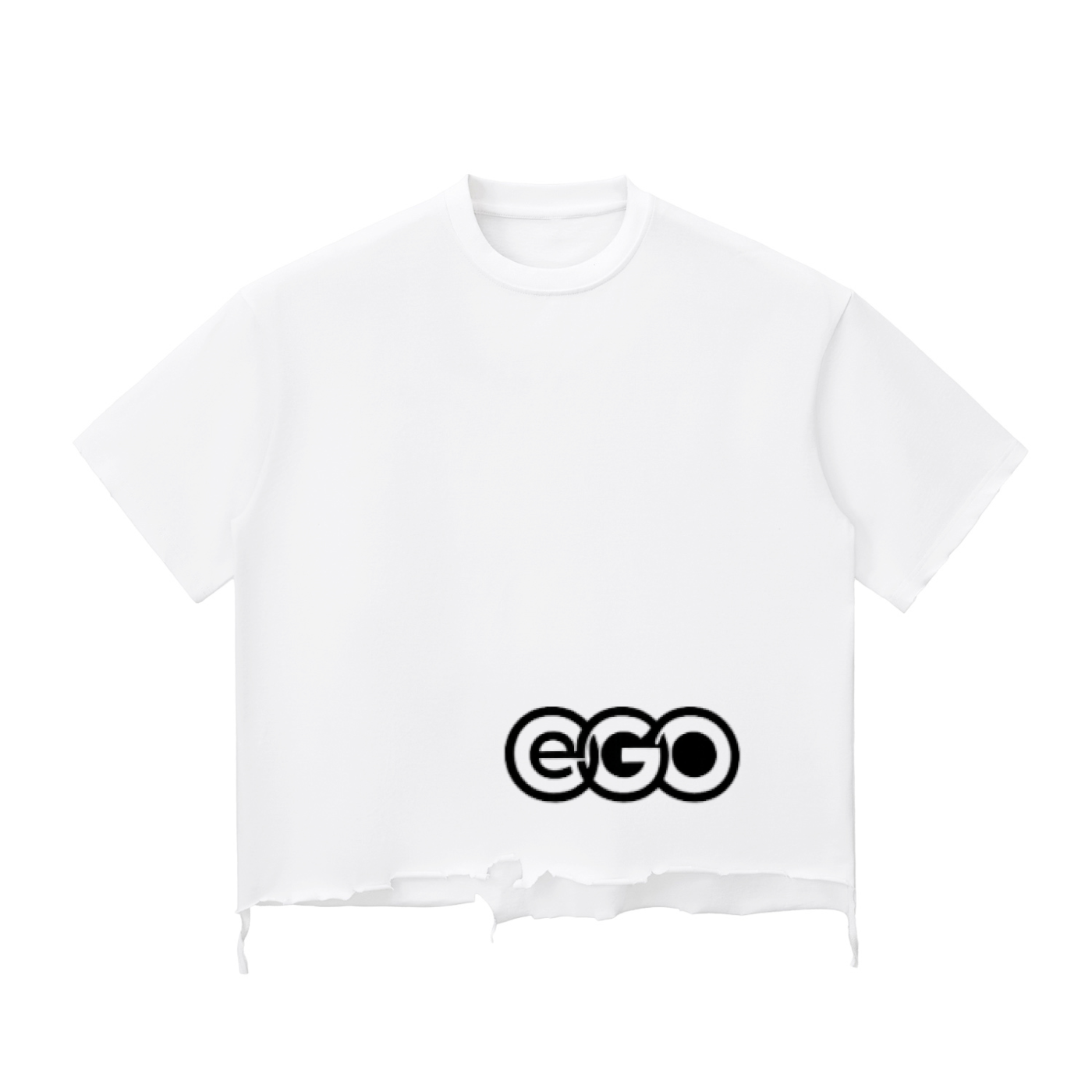 The Uncrowned E.G.O. Snow Wash Crop Tee