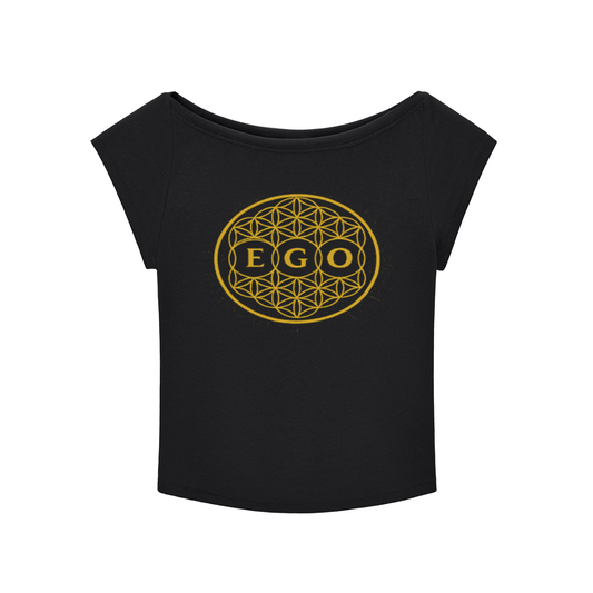 E.G.O. Flower of Life Wide Neck Baby T-shirt