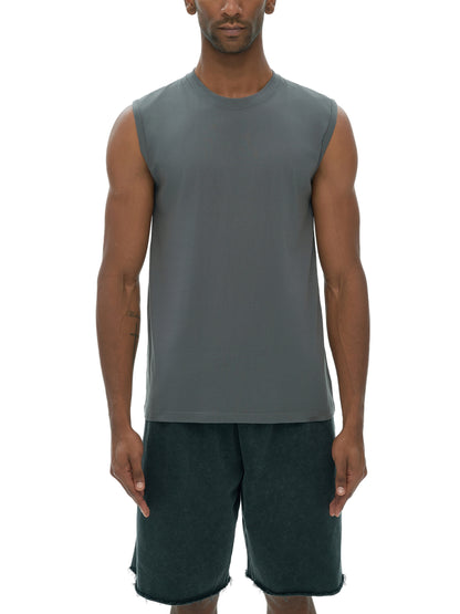 CROWN E.G.O. SLEEVELESS COTTON TANK