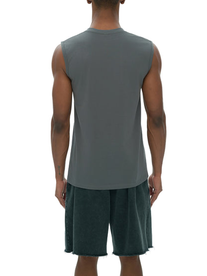 CROWN E.G.O. SLEEVELESS COTTON TANK
