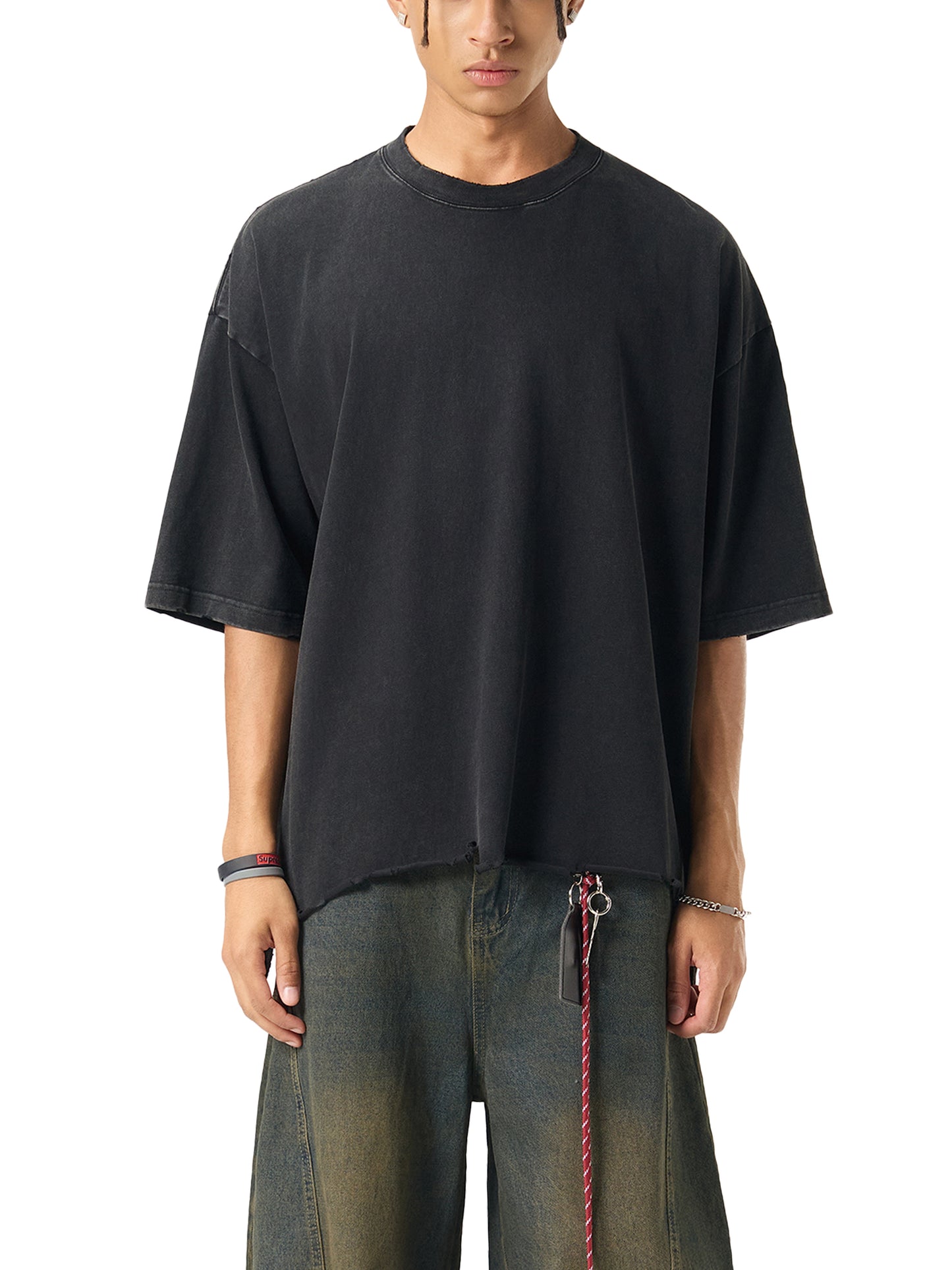 The Uncrowned E.G.O. Snow Wash Crop Tee