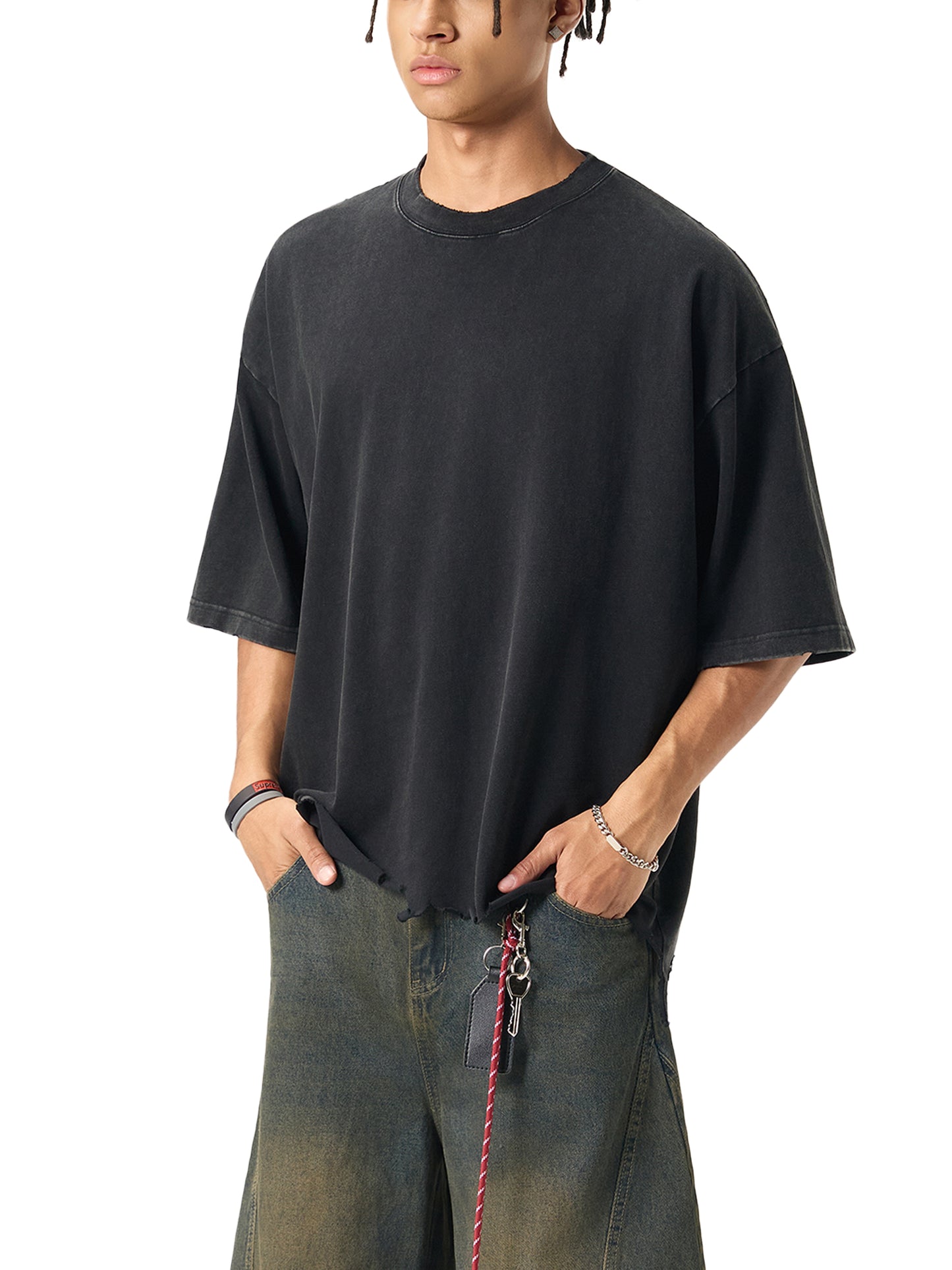 The Uncrowned E.G.O. Snow Wash Crop Tee