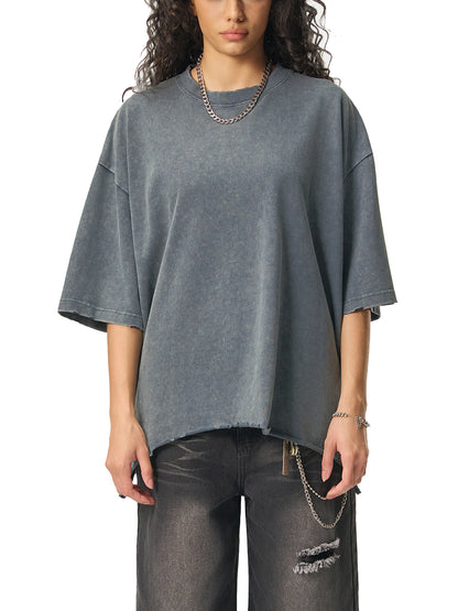 The Uncrowned E.G.O. Snow Wash Crop Tee