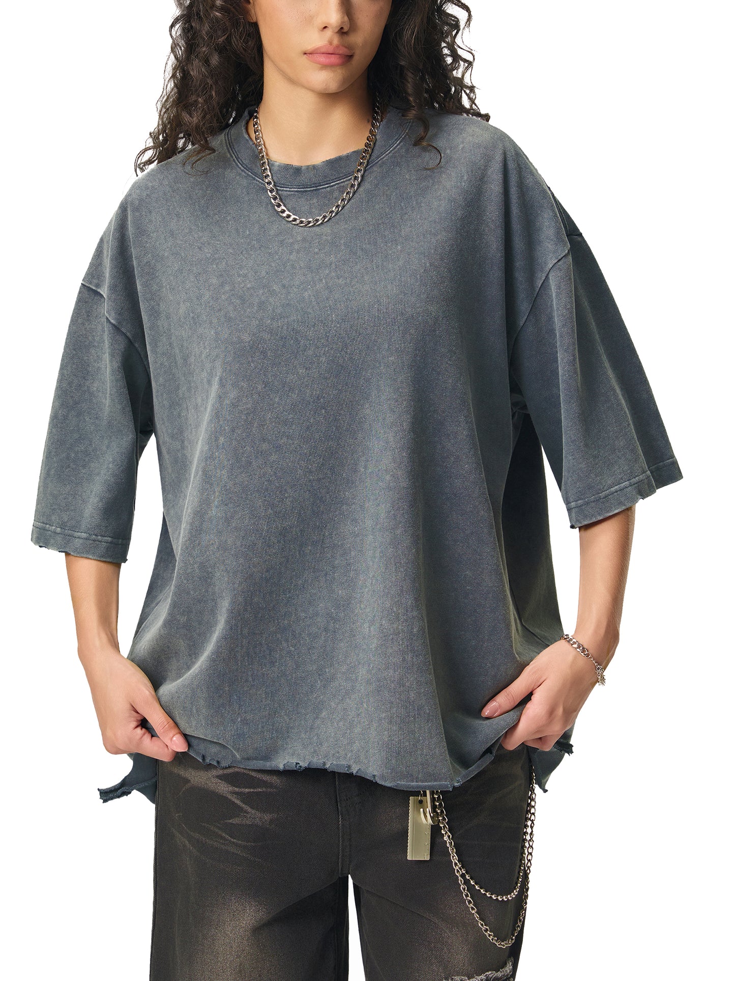 The Uncrowned E.G.O. Snow Wash Crop Tee