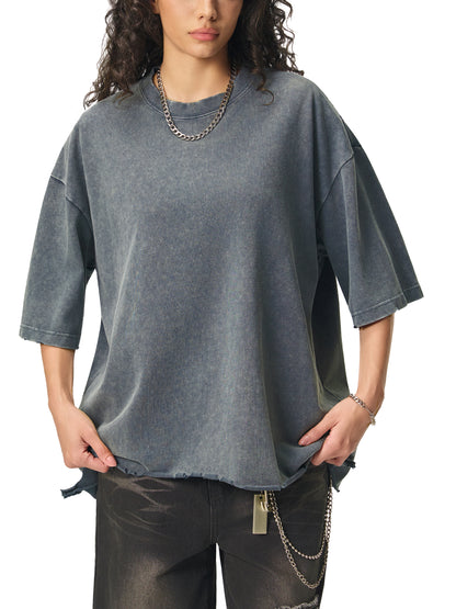 The Uncrowned E.G.O. Snow Wash Crop Tee