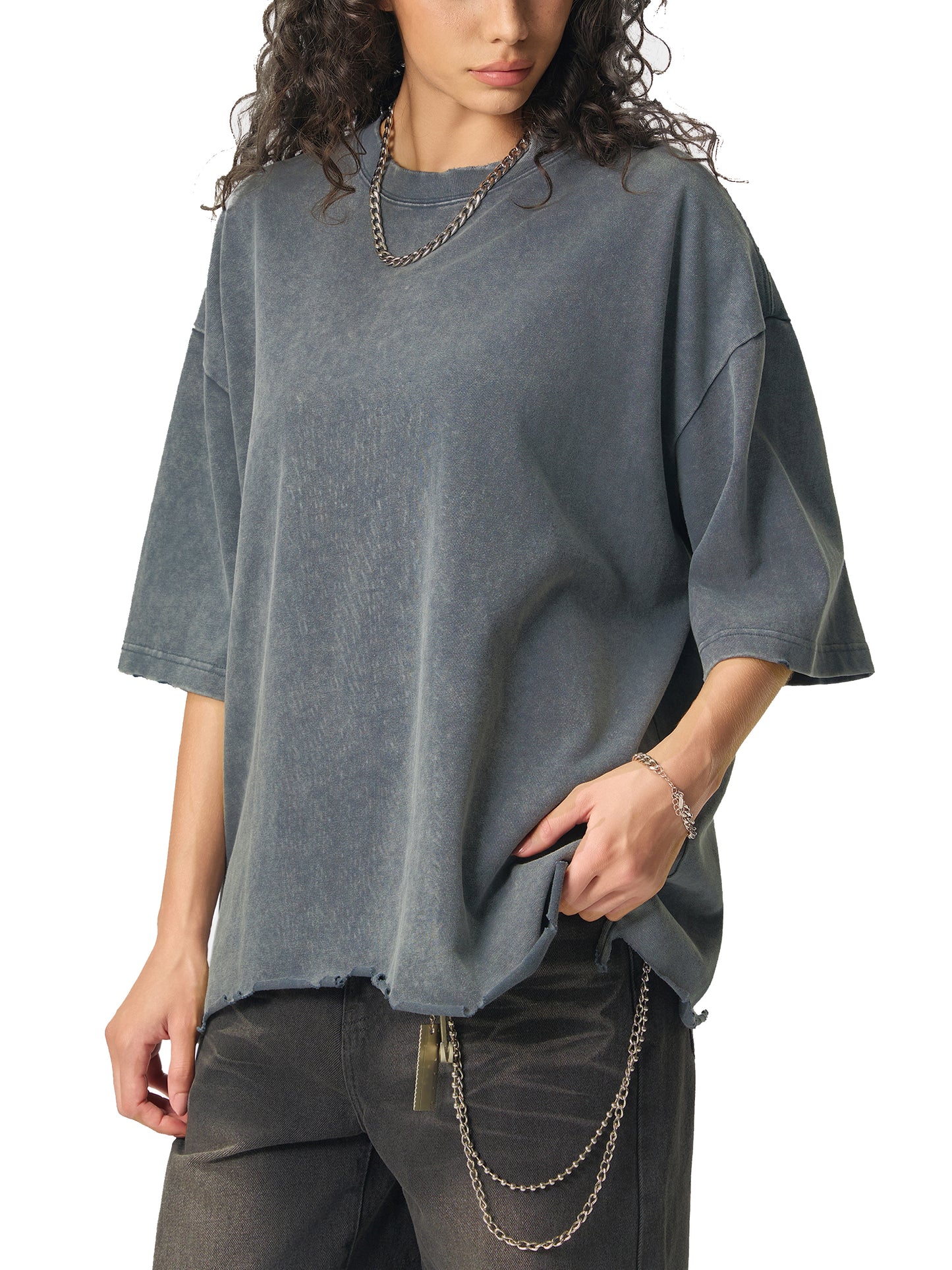 The Uncrowned E.G.O. Snow Wash Crop Tee