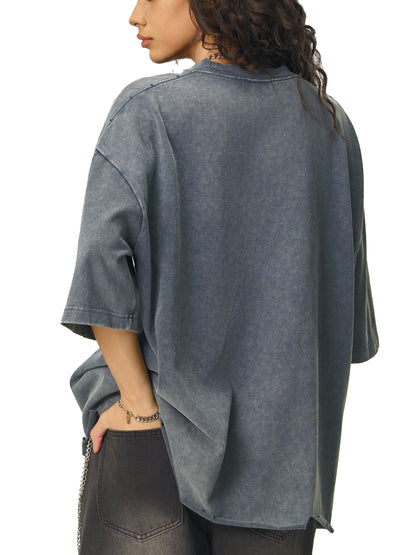 The Uncrowned E.G.O. Snow Wash Crop Tee