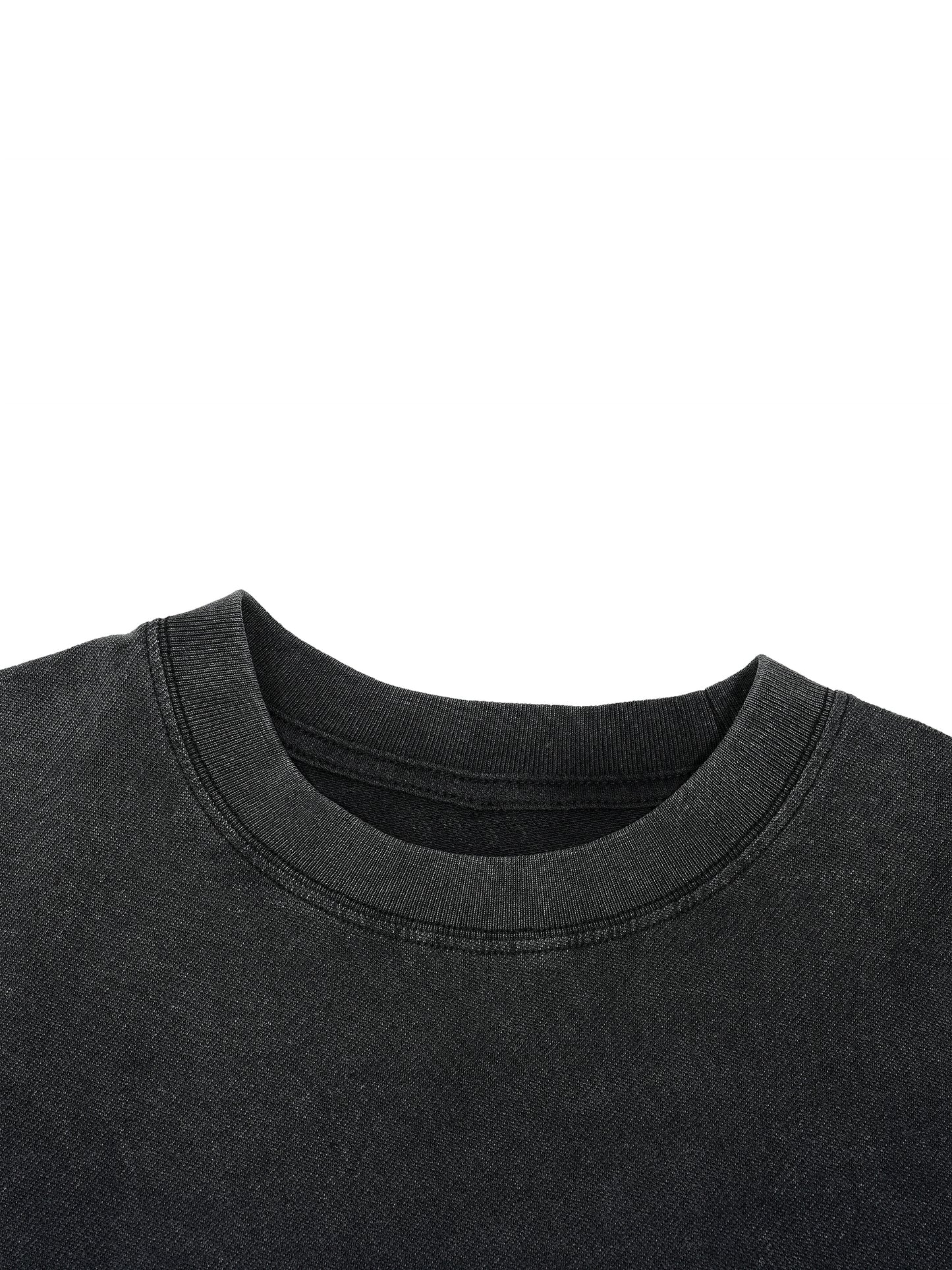 E.G.O. Flower of Life/ Boxy Distressed Hem Tee
